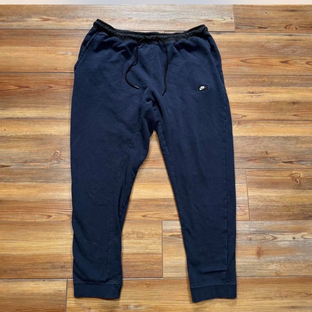 Nike Dark Blue Sweatpants with Red Tag